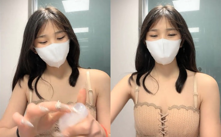 纯素颜9分女神现场卸妆洗澡站着撒尿