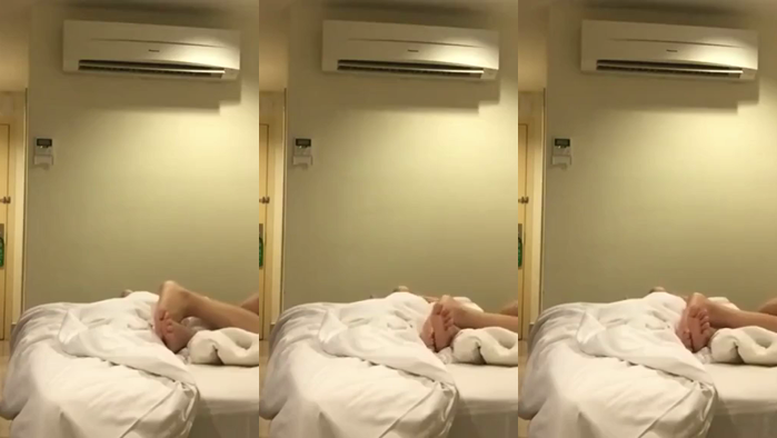 【国产馆】某高官跟女下屬通奸視頻曝光還挺時髦的還會用自拍杆