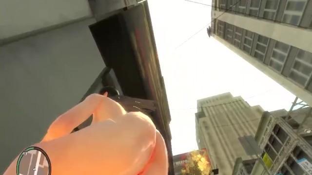 在GTA 4性感大乳房中裸体从死到活的KOROKO
