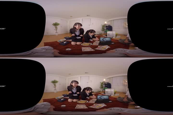 R1SOD女子社员が仆の部屋にやってきた!せっかくなので宅饮みしながら一绪に出演作を见てたらHなムードになってきて---まさかの3P!やっぱりSOD女子社员はエロかった!