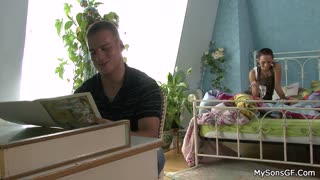 Father in law licks and fucks son's girl