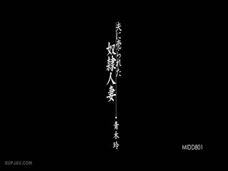 [日本] 青木玲破坏版AV～被丈夫卖掉的奴隶人妻～ (MIDD-801)
