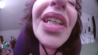 v584 Curvy Redhead Snowflake DawnSkye begs for Shawns Black Cock, shot POV style