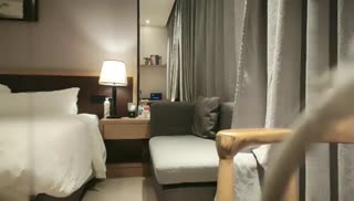 高颜值细腿妹子换上包臀裙精彩啪啪，调情互摸骑坐上下套弄站立后入多种姿势换着操