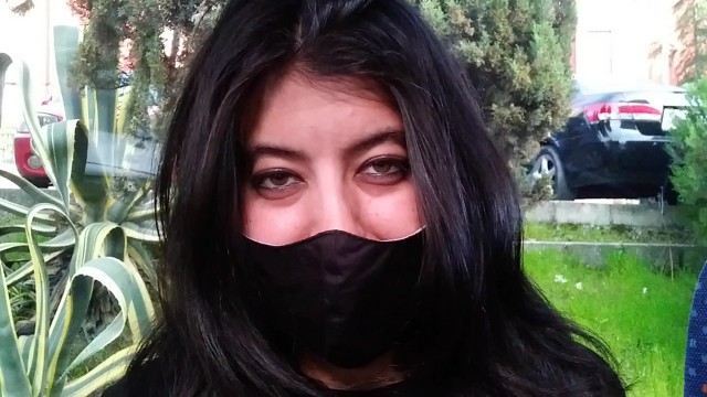 （危险的公众）在公共汽车上闪动乳头！！