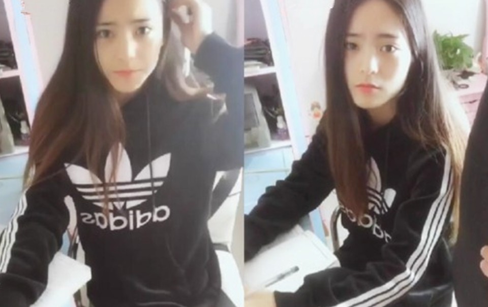 周末和穿着阿迪达斯的大二学妹露脸打炮