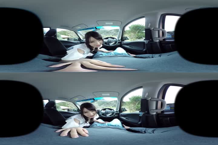 波木はるかとたっぷり中出し◆ラブラブドライブVRデートで密着カーSEX