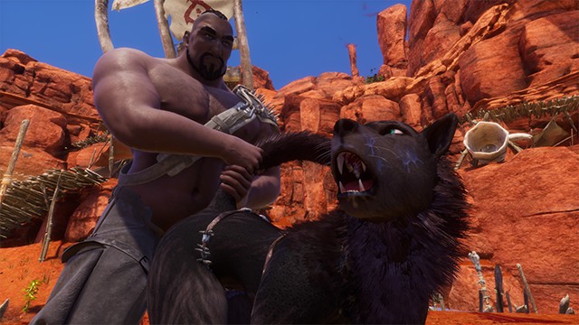 毛茸茸的狼混合动画（野生动物游戏）