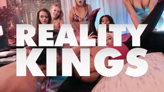 LIL humpers - Milf Georgie Lyall Catches Her Daughter's Study Friend Humping A Pillow And Joins In