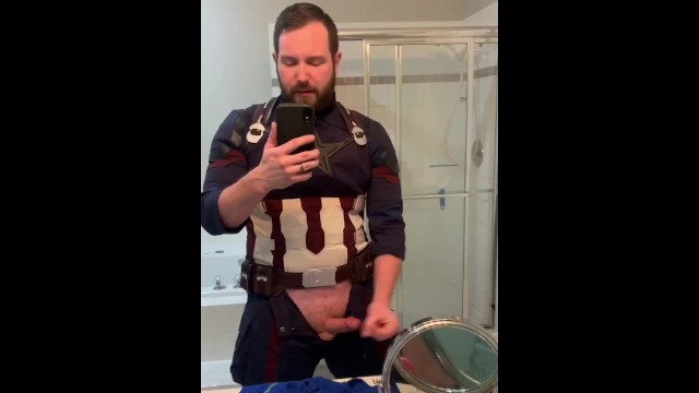 美国队长为国家队加油