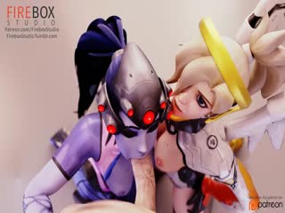 Mercy3守望先鋒Sfm和Blender色情彙編：色情2a