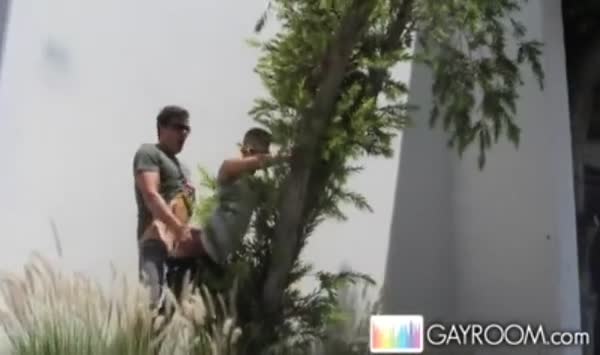 A hunk man wanted to make his dick bigger and massage it40