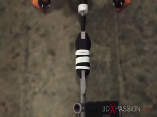 他媽的機器一個角質金發女郎和一個大黑公雞：色情da