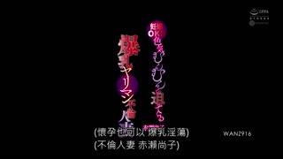 懷孕OK！！洋溢嫵媚接近而來爆乳肉食不倫人妻 赤瀨尚子 WANZ-916