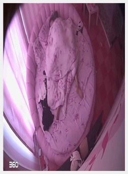 钟点炮房水滴摄像头监控TP时间算得很准的年轻情侣刚干完送外卖就来了赶紧穿上衣服