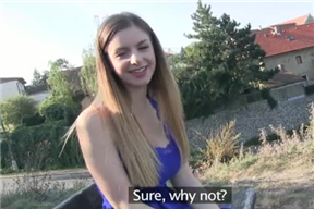 Big Natural Boobs Fucked in Public