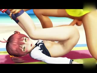 [3D]ッと一色 海水浴 [夜桜字幕组]