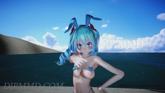 Miku-T-Ara-兔子风格-海滩舞台1287