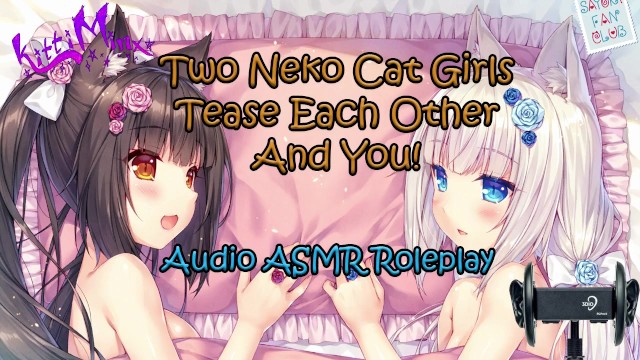 ASMR——两个动漫猫女互相取笑，还有你！音频角色扮演