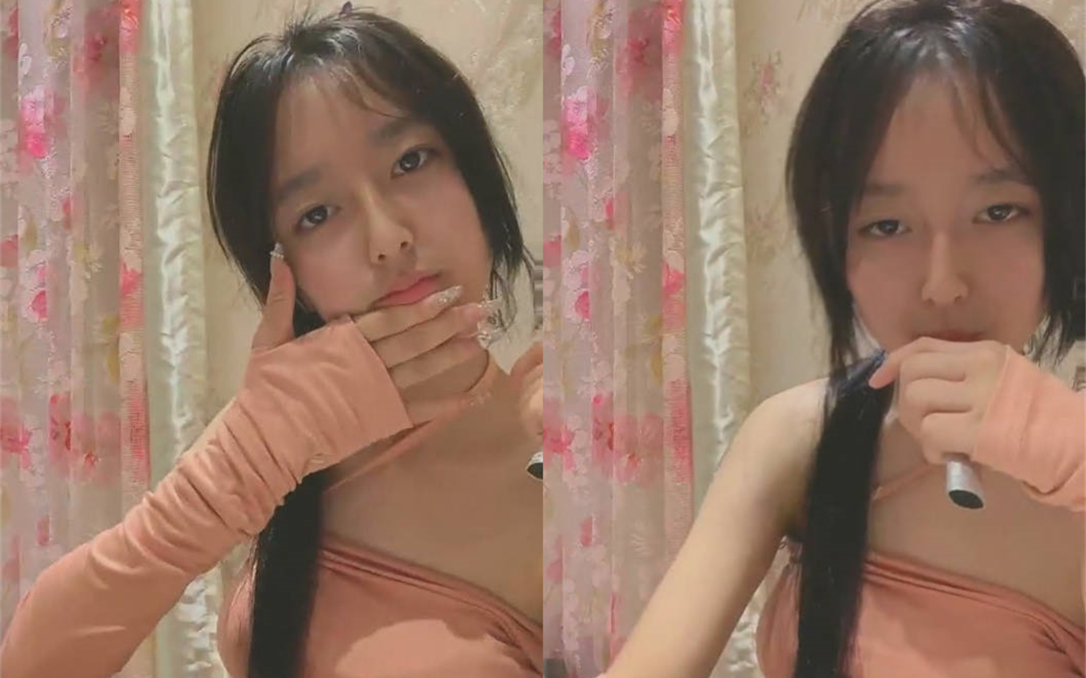 呆萌小美女初下海侧躺蜜桃美臀诱惑展示美腿美足