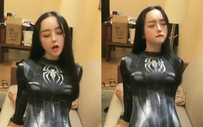 极品热巴扮蜘蛛侠被操无套内射00后小美女好嫩