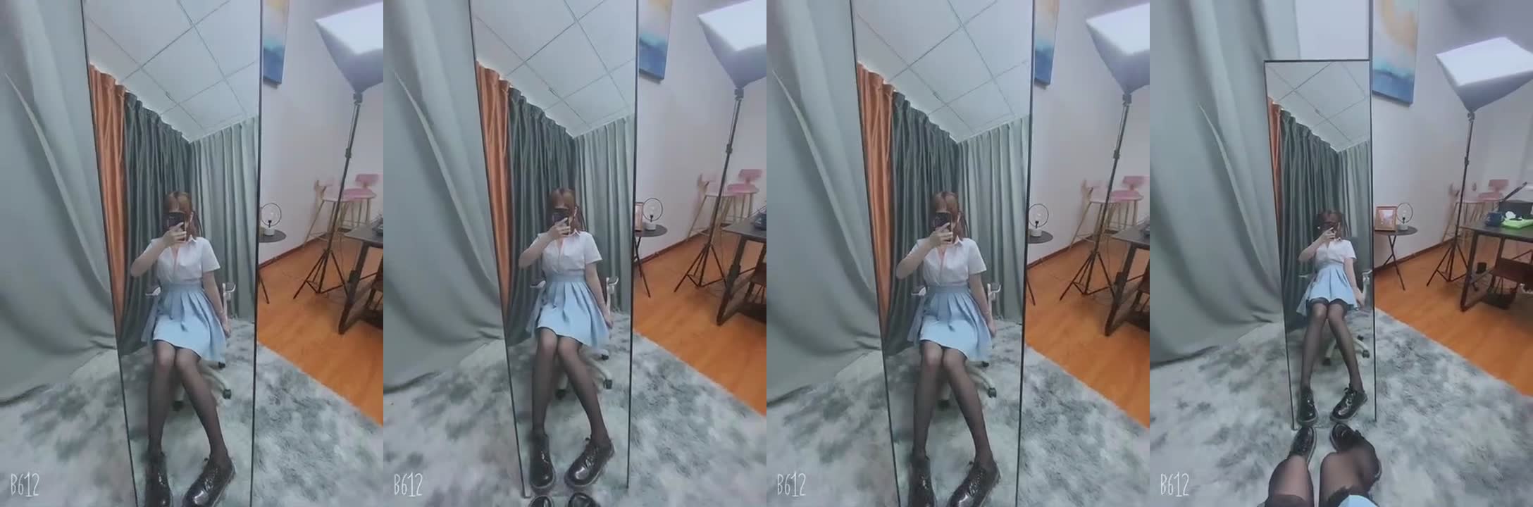 鬥魚主播 聲優嫩妹主播 林詞依 飛機定制福利 大尺度 (2)