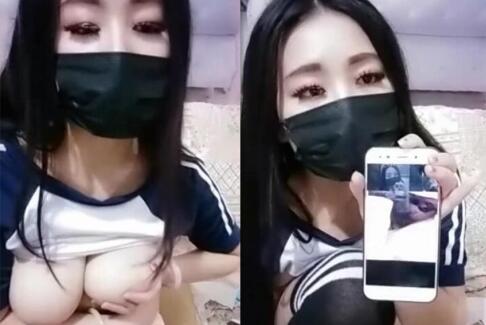 这大姐非说自己是極品豪乳學妹看著自己的視頻誘惑粉絲飛機_