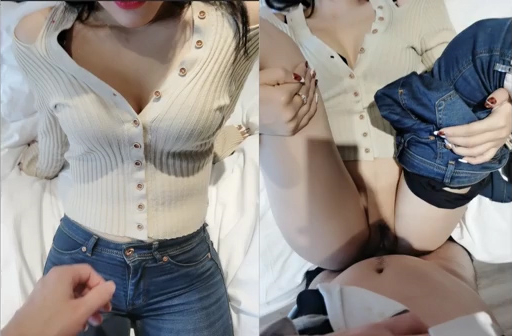 嫂嫂穿着牛仔裤长靴让我后入