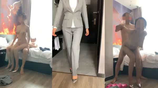 为了业绩也是拼了最后艹的白浆都出来了