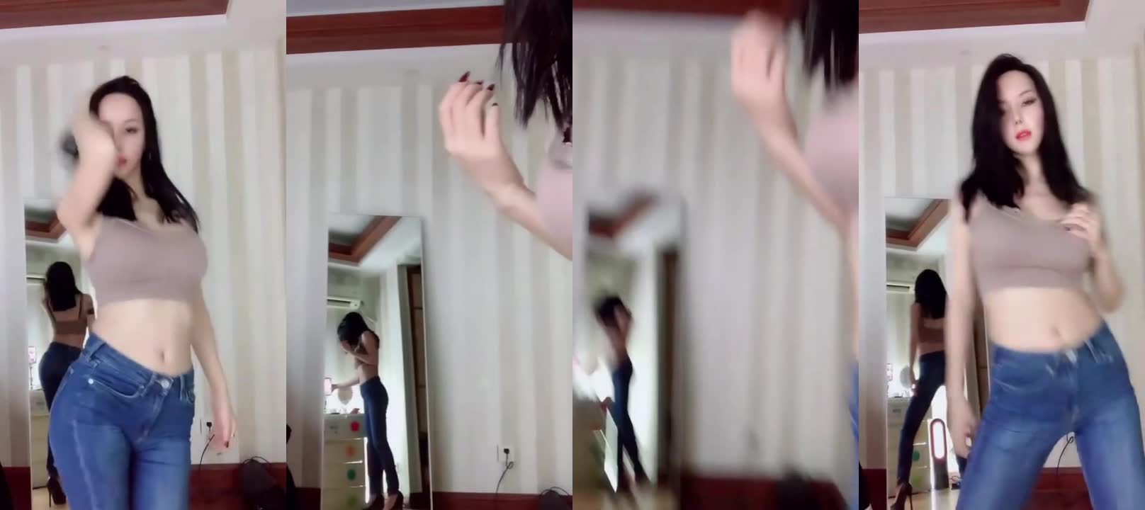 花椒主播 超頂級身材性感模特 舞媚幺妹 (熱舞幺妹) 直播騷舞誘惑+私人定制大尺度福利 20201229