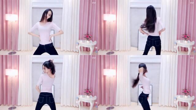 主播 顔值苗條 嘉藝(原虎牙 沐希) 直播熱舞 Part 53