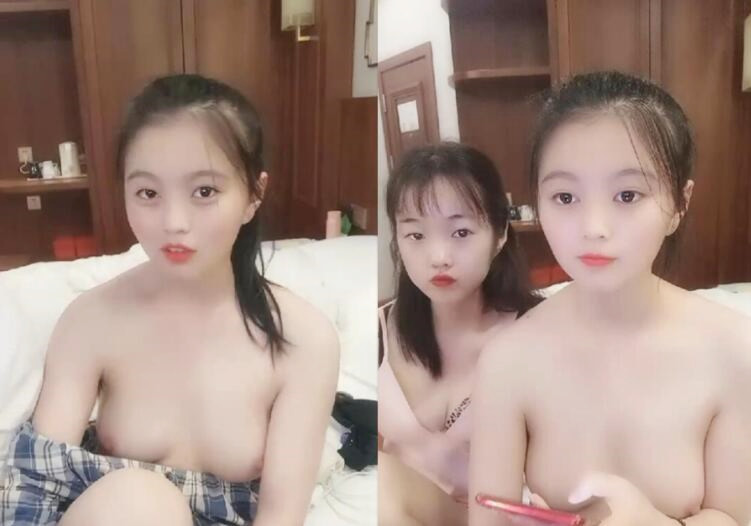 幸福老哥和童颜大奶两个妹双飞激情啪啪三人舔奶摸逼特写骑乘抽插晃动美乳操完道具继续玩