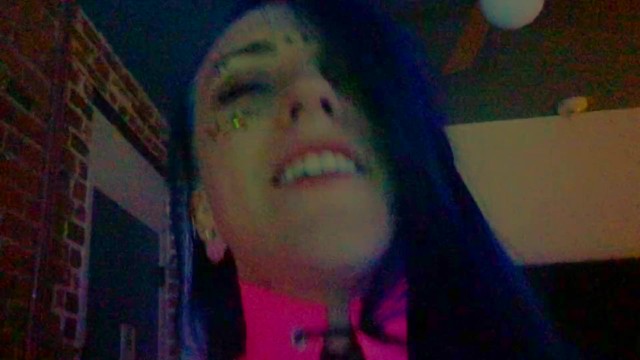 拜托爸爸：派对后性马拉松-乳胶裙，蓝头发荡妇