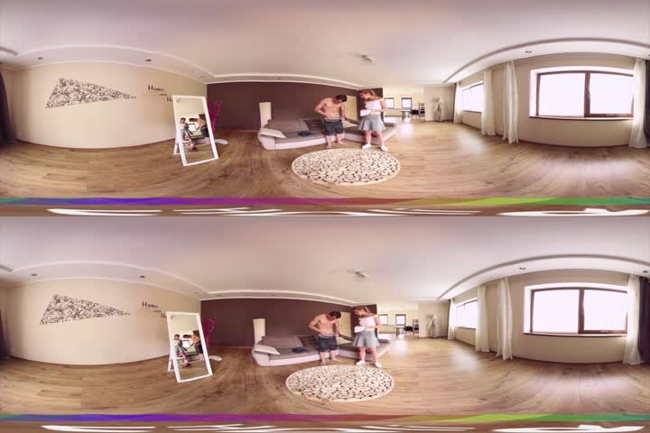 TmwVRnet.com - Milana Lawrence - Cum on round butt