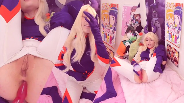 Tsuyu Asui舌头操Mt.Lady-BNHA-性感角色扮演少女肛门