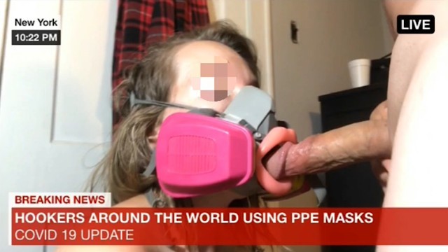 至少这个妓女有一个干净的呼吸系统新冠肺炎19个人防护用品口交