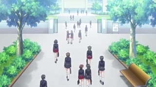 學園で時間よ止まれVol.1 止まる日菜と動く香奈子。 固まる白濁液と流れる破瓜の血 編