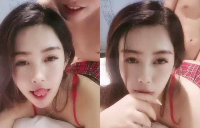 眼镜哥操大学女友精致脸蛋短裙翘臀诱惑操了半天还是软趴趴的真浪费