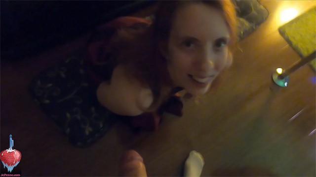 可爱女孩的浪漫口交