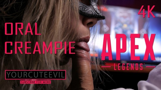 我在玩APEX LEGENDS时口交，口腔奶油派，含口4K 2160p