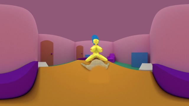 《辛普森一家》色情片——玛姬在虚拟现实中骑着你