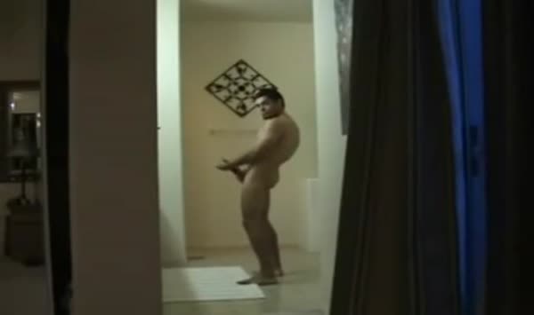 A hunk man wanted to make his dick bigger and massage it12