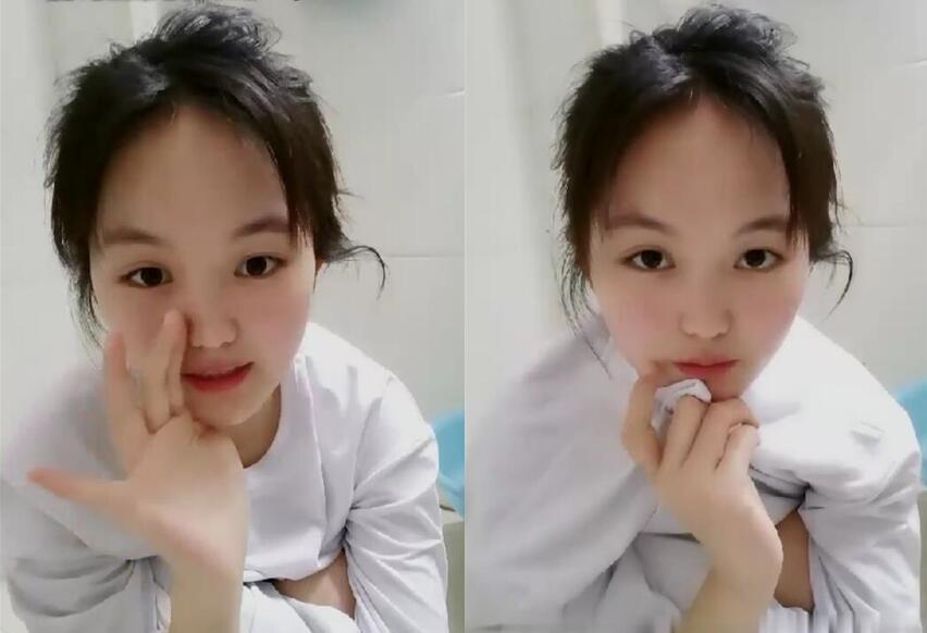 高颜值嫩妹子少女钰儿洗完澡道具自慰振动棒插入粉穴呻吟娇喘诱人