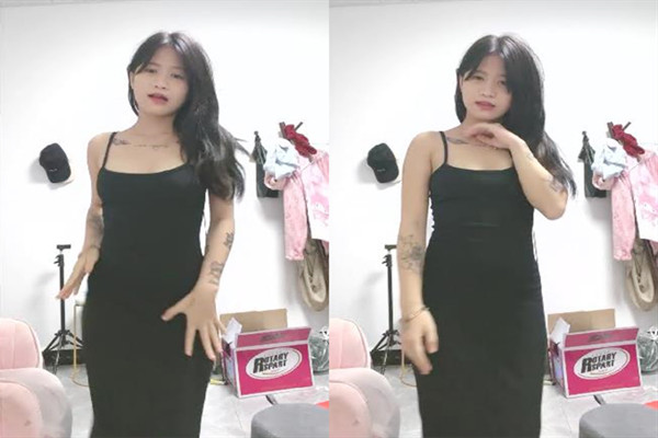 满背纹身吊带长裙性感少女激情自慰无毛极品肥穴地上假屌骑坐蜜桃美臀套弄