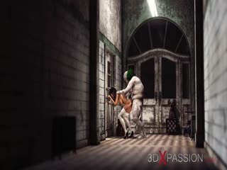 一個角質女孩與邪惡的第一次肛門粗暴他媽的