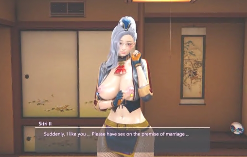 3D爆乳眼镜接待员竟然对一个老人下手