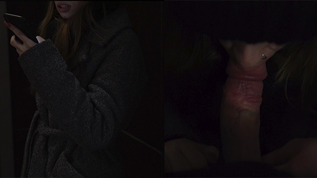 在一个路人的入口处吹牛！4K POV