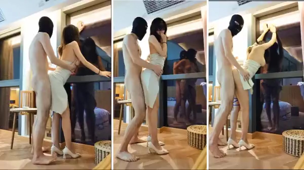 刺激171长腿爆乳女神对窗干