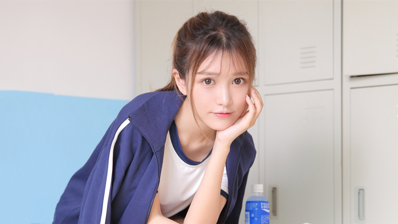 奥运主题运动女孩