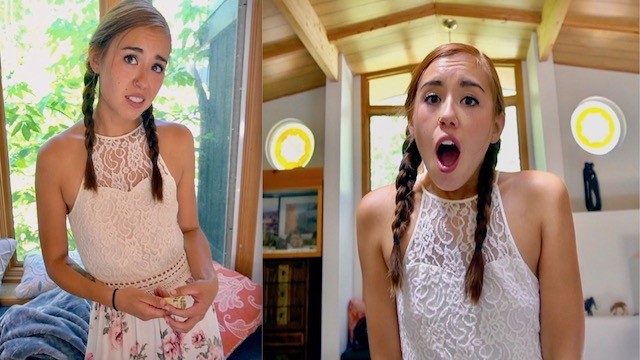 淘气的保姆被当场抓住；）